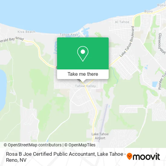 Rosa B Joe Certified Public Accountant map