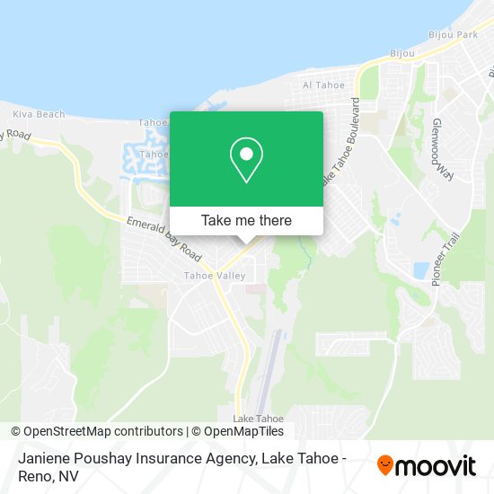 Janiene Poushay Insurance Agency map