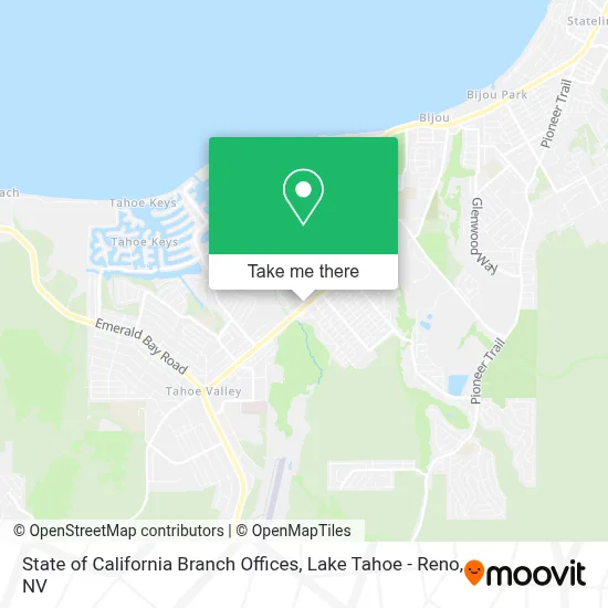 State of California Branch Offices map