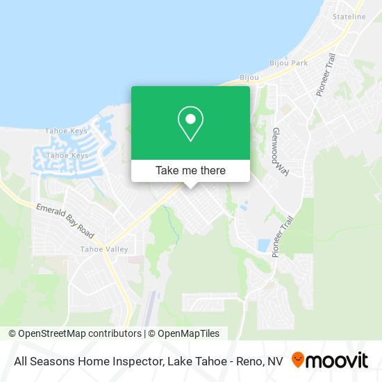 All Seasons Home Inspector map