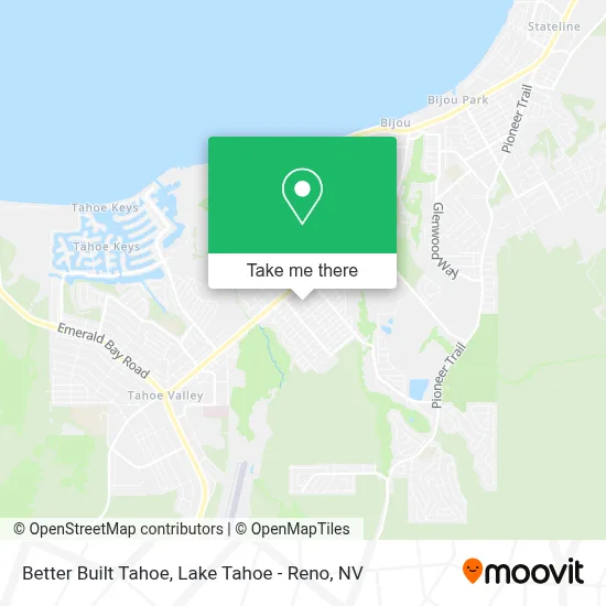 Better Built Tahoe map