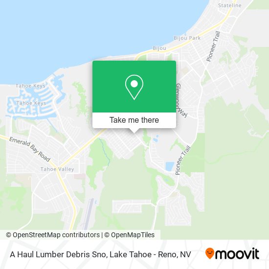 Mapa de A Haul Lumber Debris Sno