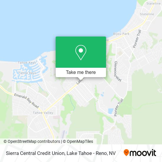 Sierra Central Credit Union map