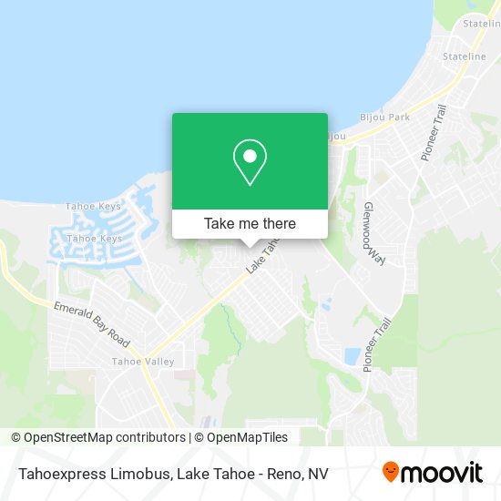 Tahoexpress Limobus map