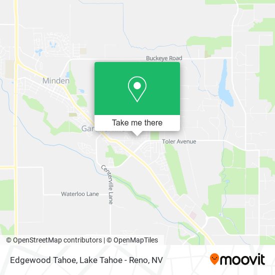 Edgewood Tahoe map