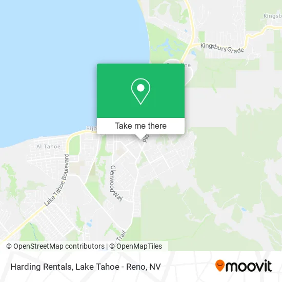 Harding Rentals map