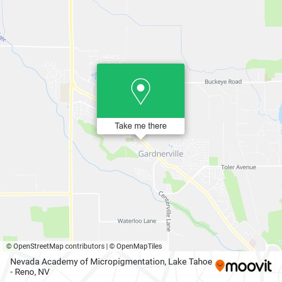 Nevada Academy of Micropigmentation map
