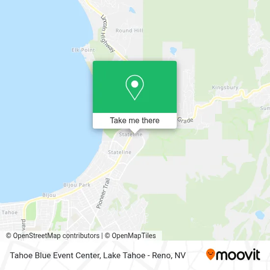 Tahoe Blue Event Center map