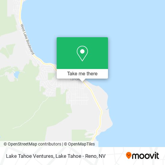 Lake Tahoe Ventures map