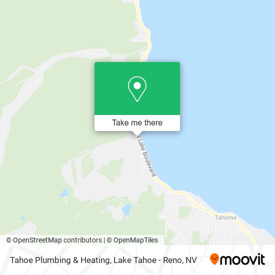 Mapa de Tahoe Plumbing & Heating