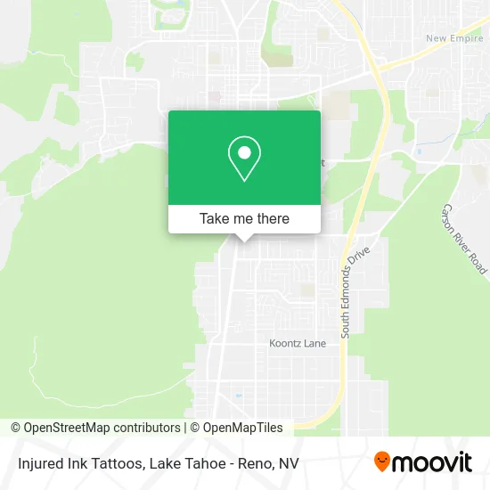 Injured Ink Tattoos map