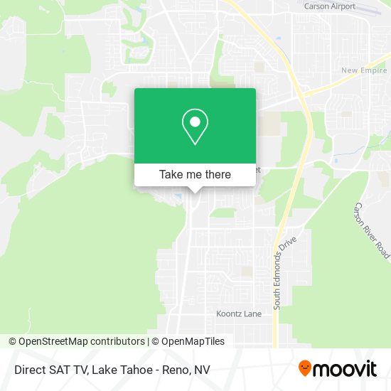 Direct SAT TV map