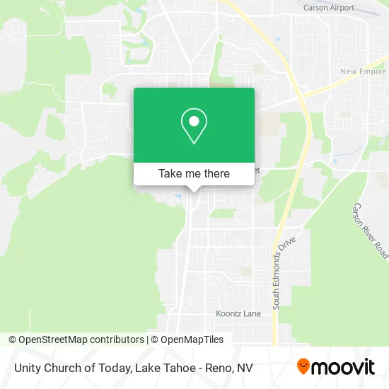 Unity Church of Today map