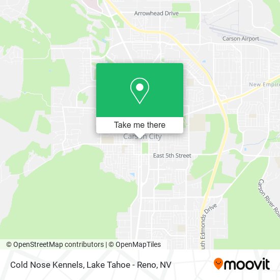 Mapa de Cold Nose Kennels