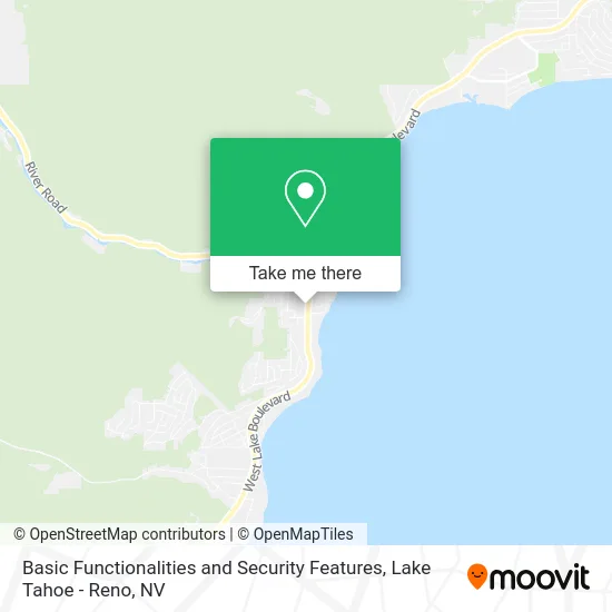 Basic Functionalities and Security Features map