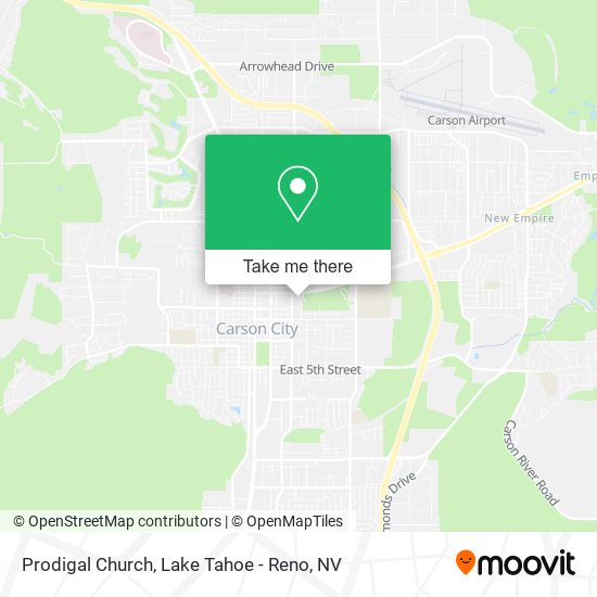 Mapa de Prodigal Church