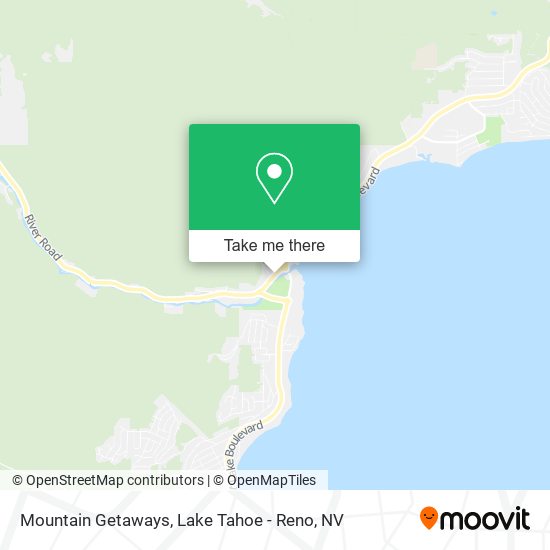 Mountain Getaways map