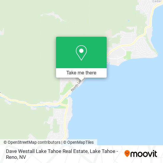 Mapa de Dave Westall Lake Tahoe Real Estate