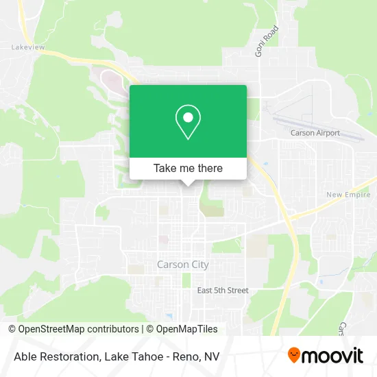 Able Restoration map