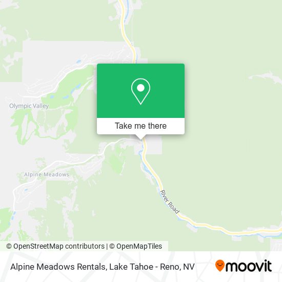 Alpine Meadows Rentals map