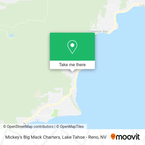 Mickey's Big Mack Charters map