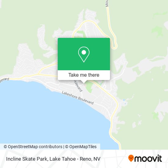 Incline Skate Park map