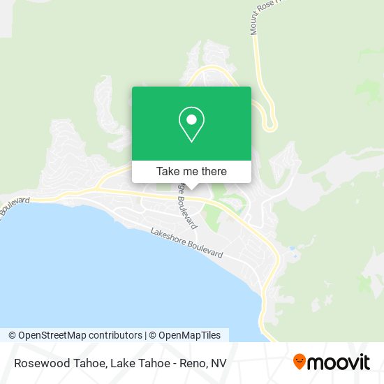 Mapa de Rosewood Tahoe