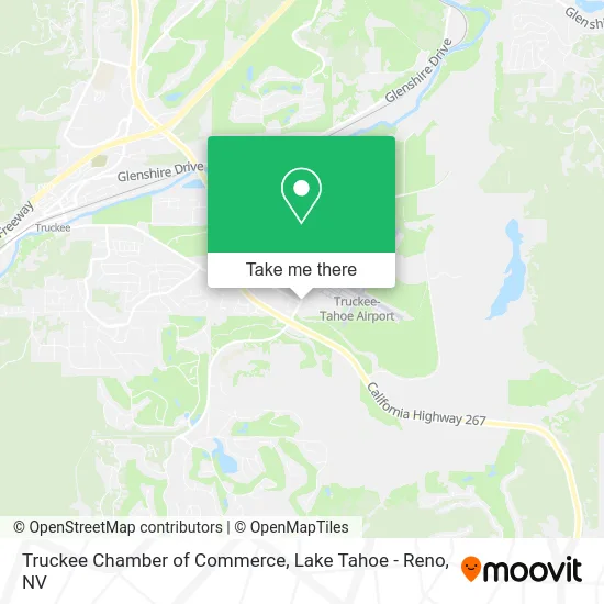 Truckee Chamber of Commerce map