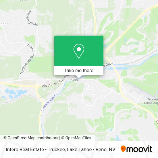 Intero Real Estate - Truckee map