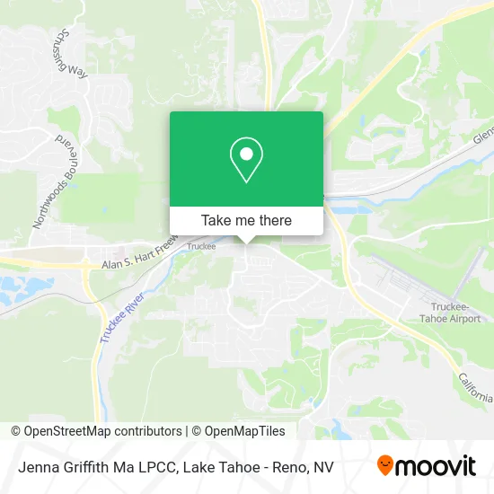 Jenna Griffith Ma LPCC map