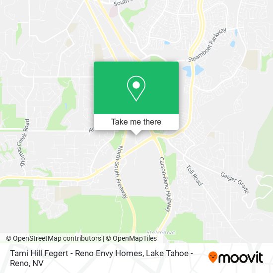 Mapa de Tami Hill Fegert - Reno Envy Homes