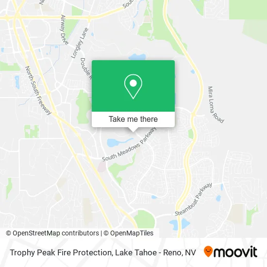 Trophy Peak Fire Protection map