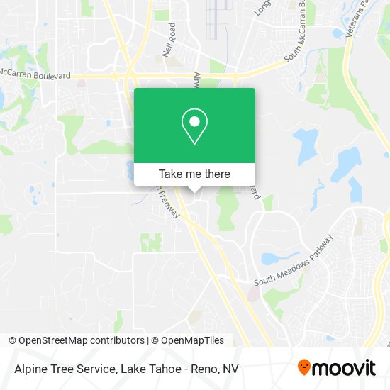 Alpine Tree Service map