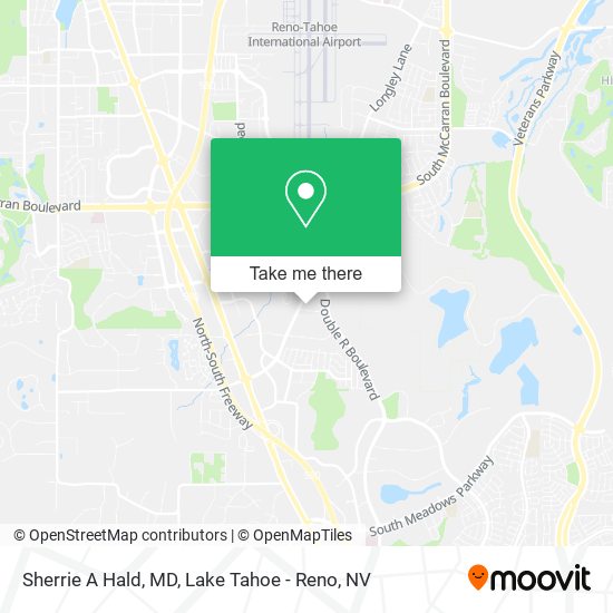 Sherrie A Hald, MD map