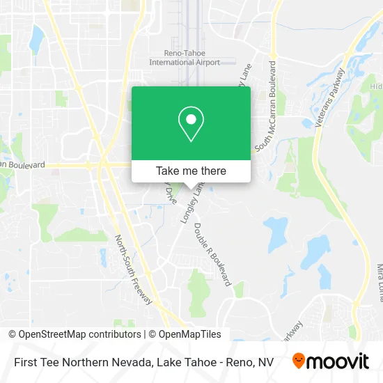 First Tee Northern Nevada map