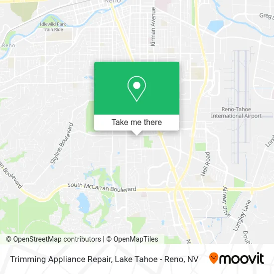 Trimming Appliance Repair map