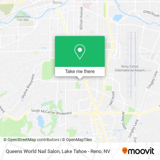 Queens World Nail Salon map