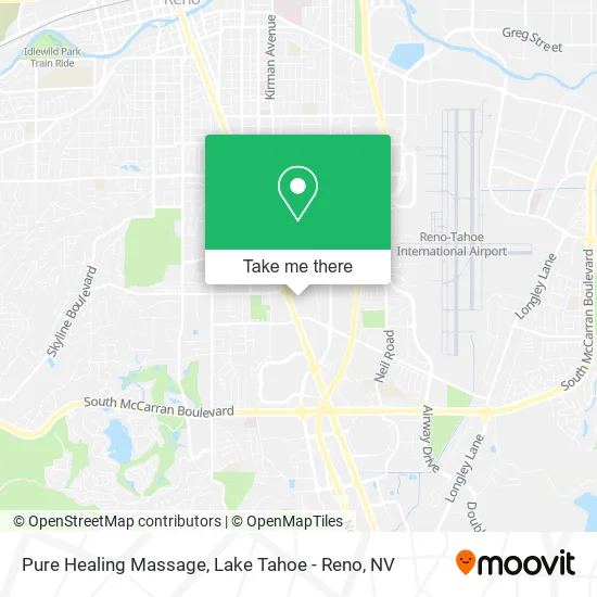 Pure Healing Massage map