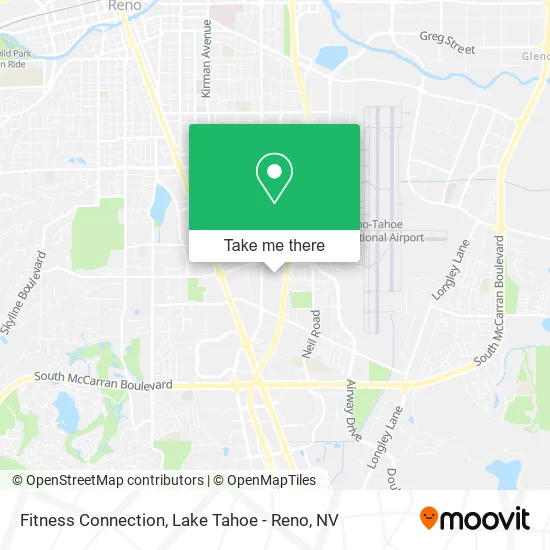Fitness Connection map