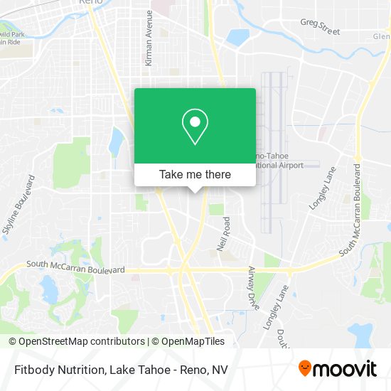 Mapa de Fitbody Nutrition