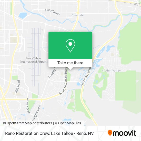 Reno Restoration Crew map