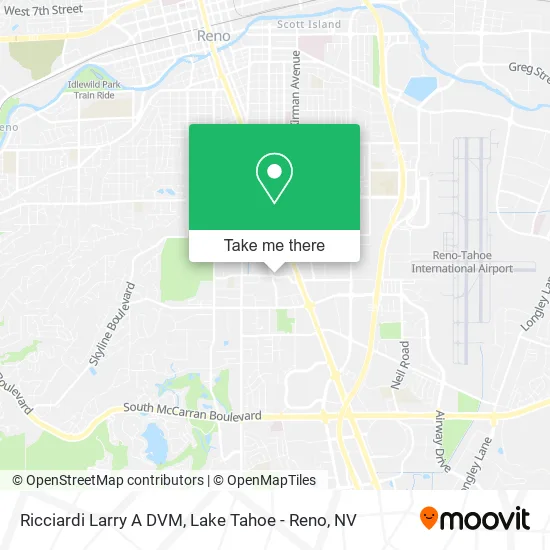 Ricciardi Larry A DVM map