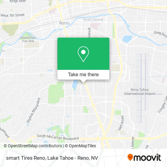 smart Tires Reno map