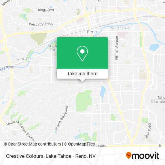Creative Colours map