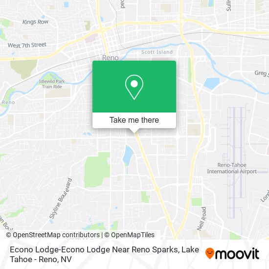 Econo Lodge-Econo Lodge Near Reno Sparks map