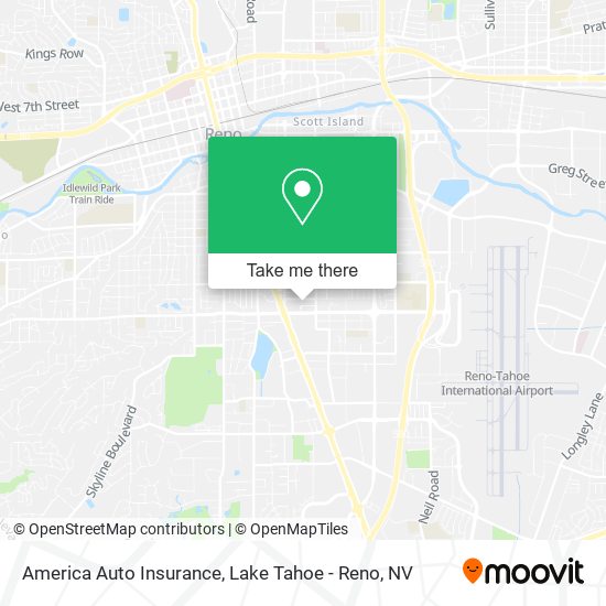 America Auto Insurance map