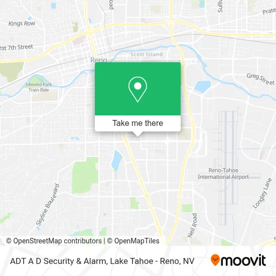 ADT A D Security & Alarm map