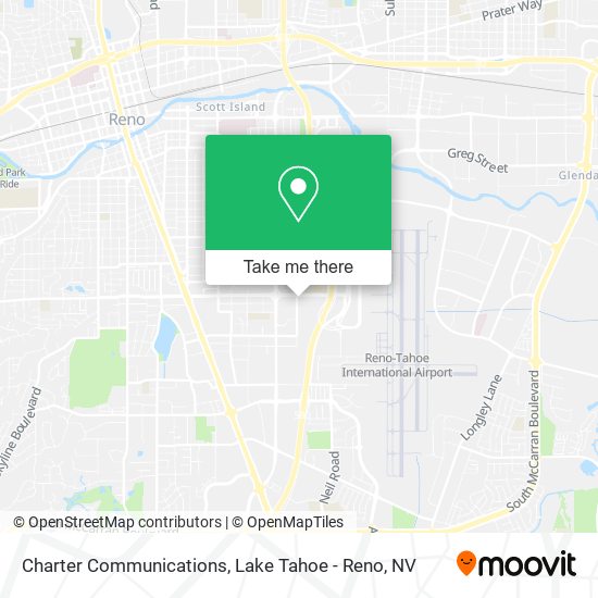 Mapa de Charter Communications