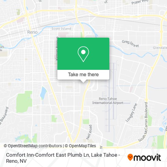 Mapa de Comfort Inn-Comfort East Plumb Ln