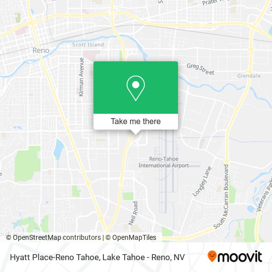 Mapa de Hyatt Place-Reno Tahoe